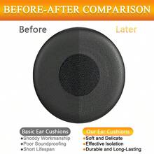 Phụ kiện thay thế cho tai nghe Jabra 75, phù hợp với các mẫu tai nghe Jabra 30, đệm tai thay thế cũng phù hợp với các mẫu tai nghe Jabra 20, 40, 30II, 65UC, 65MS, 40UC, 40MS, 30US và 20SE. - màu đen - Xem 7