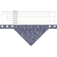 SET 4 BANDANAS XS para gato o perro miniatura doble vista 8 looks diferentes. Paliacates artesanales para mascotas, accesorios para cachorros y gatos de 20 a 28 cm. Regalo paquete 4 pañuelos. (Mosaico),40054504 - Naranja Quemada - Ver 6