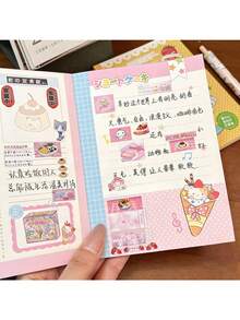 1 cuốn sổ kế hoạch A6 hình mèo cổ điển, chất lượng cao, giấy màu hoạt hình, sổ nhật ký học sinh dày dặn, sổ tay sáng tạo phong cách Nhật Bản dễ thương dành cho nữ sinh. - A6 - Xem 6