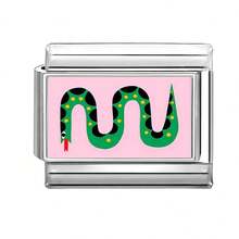 1件DIY模块化照片手链，包含动物、蝴蝶、爱心、字母、樱花元素，适合作为派对礼物送给朋友/情侣，适用于圣诞节、新年、万圣节、情人节等节日，设计精美，不锈钢材质，本地制造，实用时尚，是圣诞节和万圣节的必备单品。 - M293923 - 查看 12