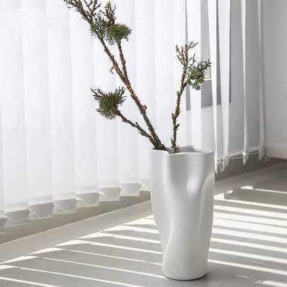 创意陶瓷花瓶，简约花瓶家居装饰，艺术花瓶摆件，ins风