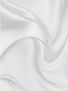 Blus Satin Lengan Pendek Leher Bulat Elegan untuk Wanita, Cocok untuk Musim Semi dan Musim Panas, Warna Putih - Putih - View 5