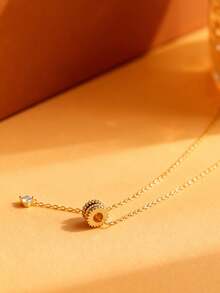 1pc Fashionable Delicate Waist Chain Necklace, Versatile Women's Necklace Suitable For New Year's Outfit, Holiday Gift - Necklace 0003 - View 4