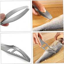 CYPNDesescamador De Pescado Y Pinzas Para Espinas De Acero Inoxidable Herramientas De Cocina Para Limpieza Rápida Y Segura Diseño Ergonómico Y PortátilFashion - 219618744 - Ver 5
