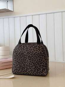 Portable Lunch Bag; Thermal Lunch Box; Bento Bag; Dinner Insulation Bag; Thickened Cute Student Lunch Fruit Bag; Leopard Print Lunch Bag; Student Lunch Box. - Multicolor - View 11