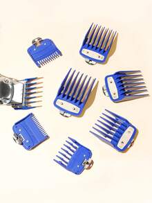 一套8件装理发器梳子套装，包含替换限位梳，适用于8148/8504型理发器 - 彩色 - 查看 2