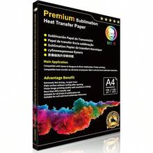 MR.R Premium Papel de transferencia de calor por sublimación para Epson y Sawgrass 105 g/ m2 100 hojas por paquete A4 - Blanco - Ver 6