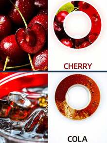 1pc Multi-Flavor Cup Fragrance Ring, Variety Of Fruit Scented Rings, Creative & Interesting Fragrance Rings That Only Make Water Smell Nice Without Changing The Taste - Multicolor - View 11