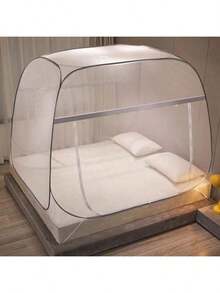 Mosquito Net Protective Screen Against Mosquitoes, Gnats And Insects, Tent Net For Bed, 1.5m X 2m - Grey - View 2