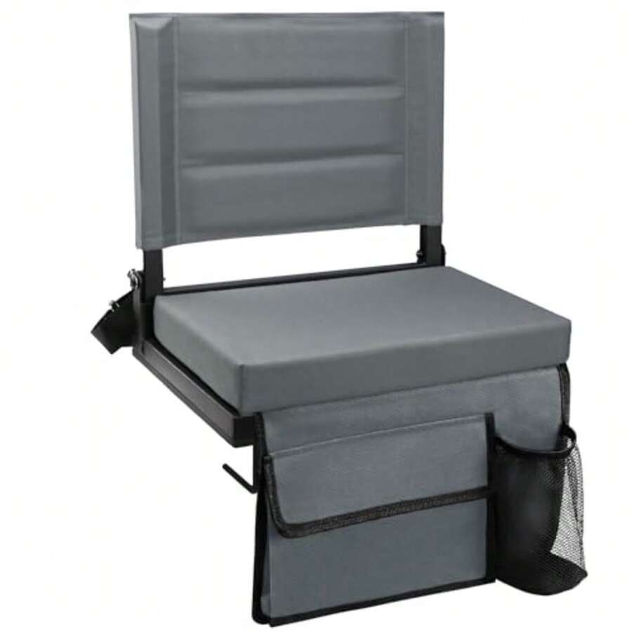 CYPNAsientos de Estadio para blanqueadores con Soporte Trasero Asientos blanqueadores portátiles con cojín Acolchado Grueso y Correa para el Hombro Silla Ancha de Asiento de Estadio IncluyeFashion - 219613918 - Ver 1