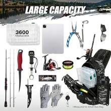 Fishing Bag - 雙肩黑色迷彩 - 查看 6