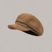 2026新款Barker男女童通用棒球帽 - 采用柔软、优质、舒适的面料制成，这款复古休闲时尚棒球帽饰有独特的银色金属十字架细节。经典的短帽檐设计，适合男孩和女孩佩戴。 - B款 - 查看 7