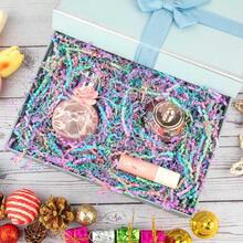 Crinkle Cut Paper Grass Cushion Paper Streamer For Christmas Wedding Birthday Bridesmaid Engagement Craft Gift Boxes Bags Filler Decoration 4.5oz Multi-Color - 混合色 - 查看 4