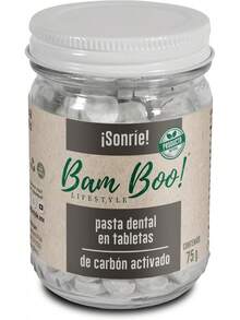 Botella de pasta de dientes sólida de 75g Bam Boo!Estilo de vida| Carbón Activado - Carbón Activado 75g Bam Boo! Lifestyle - Ver 2