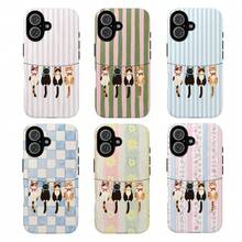 Funda de Teléfono con Gatos Colgantes, Funda de Teléfono de Gato Lindo, Juguetona, Colorida y Perfecta para Amantes de Gatos, regalo, funda protectora para 17/16/15/14/13/12/11 - #3 - Ver 1