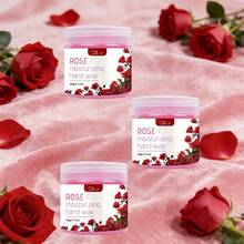 Cera hidratante de mano con rosa, mejora las manos oscuras y ásperas, ilumina, suaviza e hidrata, nutrición y reparación profunda, el cuidado refinado comienza desde las manos, adecuado para hombres y mujeres durante todo el año - Rosa - Ver 6