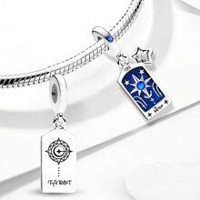 1件925纯银塔罗牌吊坠，适合搭配女士手链、手镯、DIY首饰制作和日常穿搭，是女孩的理想配饰。 - 塔羅牌 - 查看 7