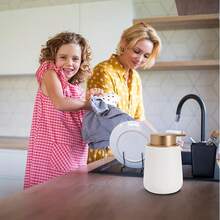 Soap Foaming Dispenser Ceramic With Easy-To-Press Pump Hand Foam Dispenser,Refillable Dish Soap Dispenser For Shampoo Bathroom Kitchen Hotel 11 Oz - Gold - View 10