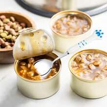 2pcs Long Stainless Steel Pet Food Spoons, Long Handle Feeding Spoons For Wet Pet Food - 2pcs - View 6