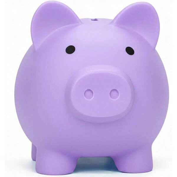 Piggy Bank Piggy Coin Banks And My First Unbreakable Plastic Money Bank S/L Size Decoration Savings, Easter, Birthday