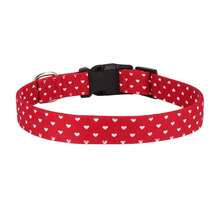 Valentine's Day Dog Collar,Red Heart Dog Collar Valentine Gift Love For Small Medium Large Boys Girls Dogs, Wedding Pet Collar With Plastic Buckle D Ring - Red - View 3