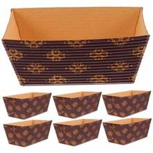 CYPNHEALLILY 25 piezas Moldes Desechables de Papel Kraft para Hornear Pan Resistentes Altas Aptos para Pasteles y Postres Paquete de Unidades para Cocina y ReposteríaFashion - 224180878 - Ver 9