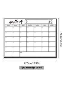 Zmazywalny magnetyczny kalendarz do lodówki, notatka z listy zakupów, miesięczny planer rodzinny, menu, wystrój kuchni, akcesoria do lodówki, lista obowiązków domowych i planowanie menu - Wielokolorowe - Zobacz 14