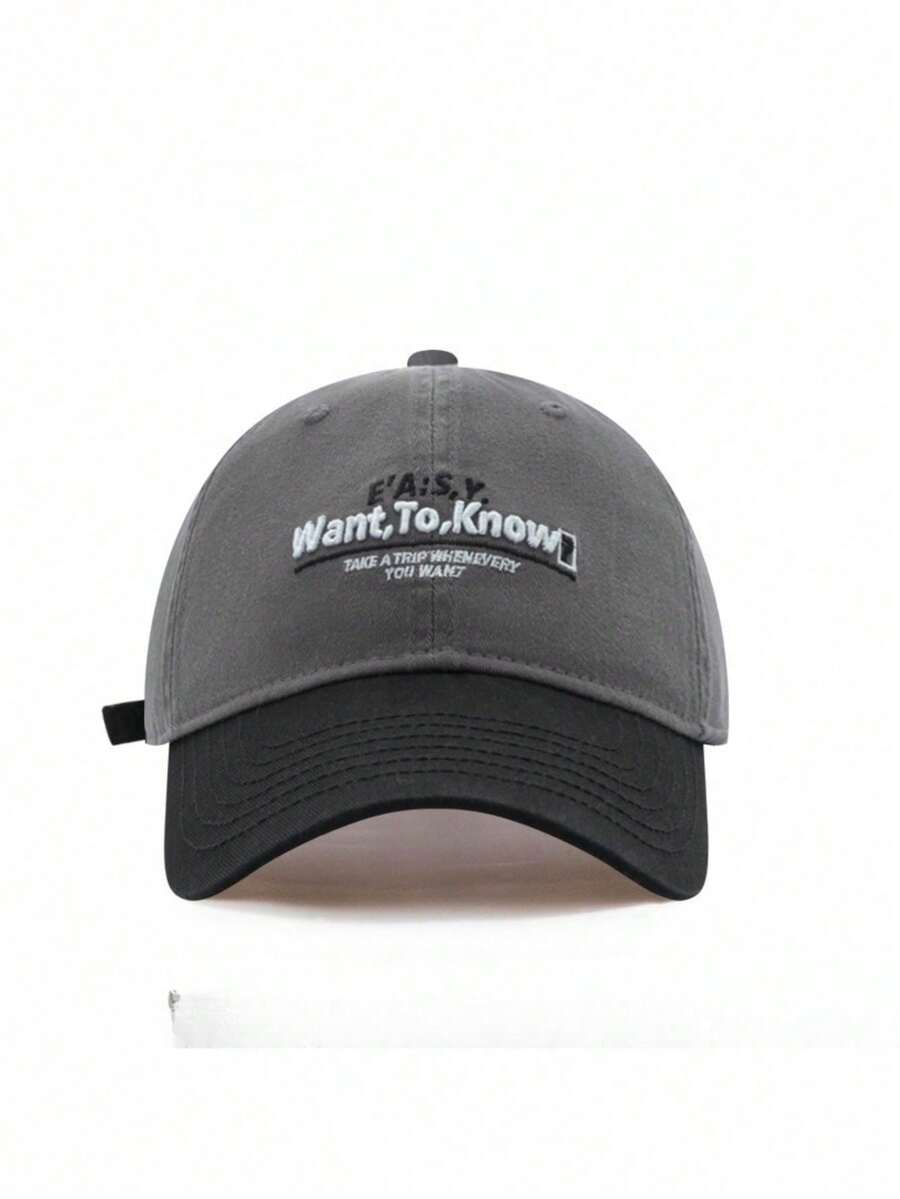 Baseball Caps - Want-gray-black - View 1