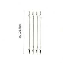 6pcs Adjustable Soft Tube Dual-Head Alligator Clips, Flexible Dual Clips, Mosquito Coil/Repellent Incense Holder, Desktop Organizer For Incense Burner/Photos/Labels/Notes/Cable Management - Multicolor - View 6