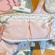 优雅简约小众可爱波点铅笔盒，大容量学生文具盒，化妆品收纳袋，可爱蝴蝶结波点笔袋，大容量学生文具盒收纳袋