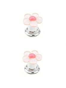 Bộ 1/4 tay cầm xả bồn cầu hình hoa hoạt hình, nút xả bồn cầu hình hoa, nút xả bồn cầu, dụng cụ nhấn nút xả bồn cầu, tay cầm tủ ngăn kéo hình hoa sáng tạo - Dễ nhấn, phụ kiện phòng tắm thời trang, cảm giác sang trọng, phù hợp với móng tay dài. - Nhiều màu - Xem 16