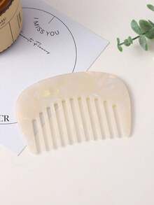 1 pieza Peine de maquillaje vintage clásico, dulce y lindo de tamaño de bolsillo portátil para el arreglo diario de las mujeres, peinar el cabello, herramientas de peinado - Multicolor - Ver 10