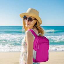 35L Waterproof Backpack Beach Foldable Lightweight Dry Wet Split HiFKing Backpack Men Women Dark Pink - Pink2 - 查看 3
