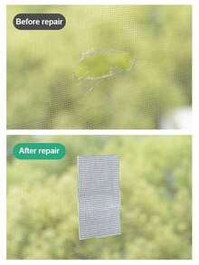 1 Roll Self-Adhesive Window Screen Repair Tape, Waterproof Mesh Patching Tape, Suitable For Dorm Doors/Curtains, Strong Adhesive Repair Tape For Fixing Damaged Screens (Note: Batch Differences May Cause Variations In Serial Number And Color. We Apologize For Any Inconvenience.)