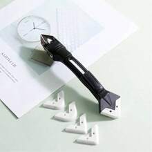 1 Set Multifunctional Metal Scraper Knife, Ergonomic Handle, Sharp & Durable, Suitable For Removing Paint, Wallpaper, Stickers, Sealant, Cleaning Windows & Renewing Kitchen/Bathroom Sinks, Essential DIY Renovation Tool - Black - View 9