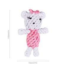 Valentine's Day Chew Toys Assorted Set, Heart-Shaped Interlocking Dog Leash Toys, Heart-Shaped Pet Chew Rope, Small Dog Throwing Toys, Gifts Suitable For Small And Large Animals, Durable Chew And Tug-Of-War Interactive Chew Toys - Multicolor - View 15