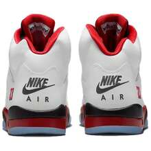 Nike JORDAN 5 Retro Fire Red Black Tongue 2025 Men HQ7978-101 Ship Now - 白色 - 查看 5