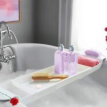 CYPNmadesmart - Bandeja de baño expandible para bañeras Ducha de plástico y Estante de baño Blanco Organizador de baño Multifuncional para Tina Color BlancoFashion - 227399527 - Ver 3