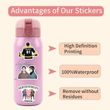60pcs Heat Changing Game Changer Stickers, Heat Changing Merchandise, Heat Changing Gifts, Heat Changing Posters, Waterproof Stickers Suitable For Laptop, Phone, Car, Skateboard, Water Bottle, Scrapbook, Computer, Diary, Gifts - Multicolor - View 3