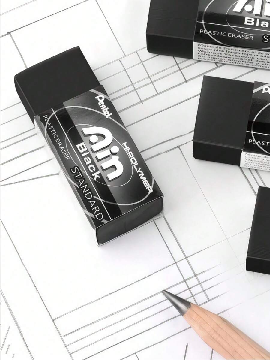 1 cục tẩy bút chì, kích thước: 48mm*23mm*11mm (1.89in*0.9in*0.433in), tẩy vẽ mịn, không bụi, bề mặt bóng cao, thích hợp cho học sinh, đồ dùng học tập cho năm học mới. - Nhiều màu - Xem 1