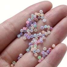 Yiwu Qiyou Accessories Co., LTD 2mm 5000/2500 piezas Cuentas de vidrio de colores a granel para el verano - Cuentas redondas uniformes de alta calidad para hacer pulseras y joyería DIY - Multicolor - Ver 5