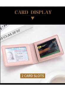 1pc Essential Car Document Wallet - Comprehensive Card Management System For License, Registration And Insurance Documentation - Pink - View 6