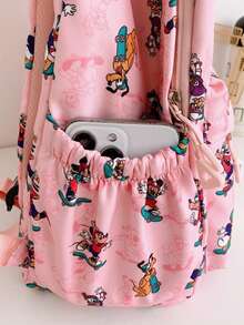 Disney Túi trẻ em, ba lô học sinh, túi đựng đồ hoạt hình, túi đựng văn phòng phẩm, túi du lịch, túi xách thời trang cho bé gái, túi đeo chéo, món quà tuyệt vời cho các chuyến đi chơi, mua sắm, tiệc tùng. - Nhiều màu - Xem 13