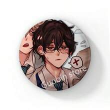 卡通迷失云端BL动漫徽章胸针卡通斯凯勒·西鲁斯艺术胸针背包装饰配件学生文具 - 58 mm - 查看 38