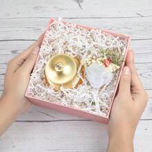 Crinkle Cut Paper Shred PacFKing Grass Cushion Paper Streamer For Christmas Wedding Birthday Bridesmaid Engagement Craft Gift Boxes Bags Basket Filler Decoration 4.5oz White - 白色的 - 查看 6