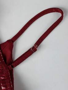 Akaily Gothic Style Women's Summer Mini Bodycon Slip Dress, Suitable For Ladies' Birthday Party, Carnival Costume - Red - View 6