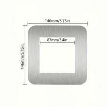 1pc Modern Style Light Switch Sticker - Self-Adhesive Installation, Durable PC Plastic Material. Suitable For Living Room, Bedroom And Office - Easy Installation. - Multicolor - View 12