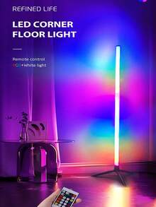 Đèn sàn góc RGB hiện đại, đèn sàn LED thông minh, đèn chiếu sáng không gian âm nhạc RGB, nguồn USB 5V, đèn sàn LED nhiều màu, đèn chiếu sáng phong cách Bắc Âu, thích hợp cho phòng khách, phòng ngủ, tiệc tùng, dạ hội, phòng chơi game, phòng tập nhảy, phòng phát trực tiếp, giao diện USB, đèn USB, phụ kiện máy tính, ngày lễ tình nhân, tiệc Giáng sinh, trang trí nhà cửa ngày lễ. - Nhiều màu - Xem 3