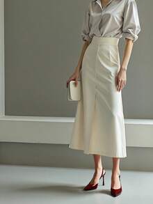 Sapatos de salto alto pretos, elegantes, modernos e confortáveis, com bico fino e tira no calcanhar. Ideais para festas, banquetes, férias e saídas noturnas. Modelo versátil. - Borgonha - Ver 4