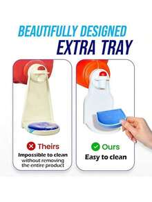 2pcs Laundry Detergent Cup Holder With Upgraded Leak-Proof Drip Tray, Universal Bathroom Storage Box - Multicolor - View 5